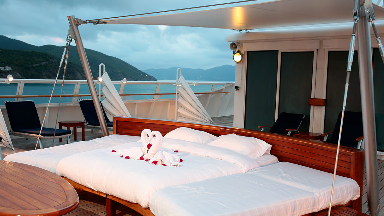 Sleep under the stars with SeaDream