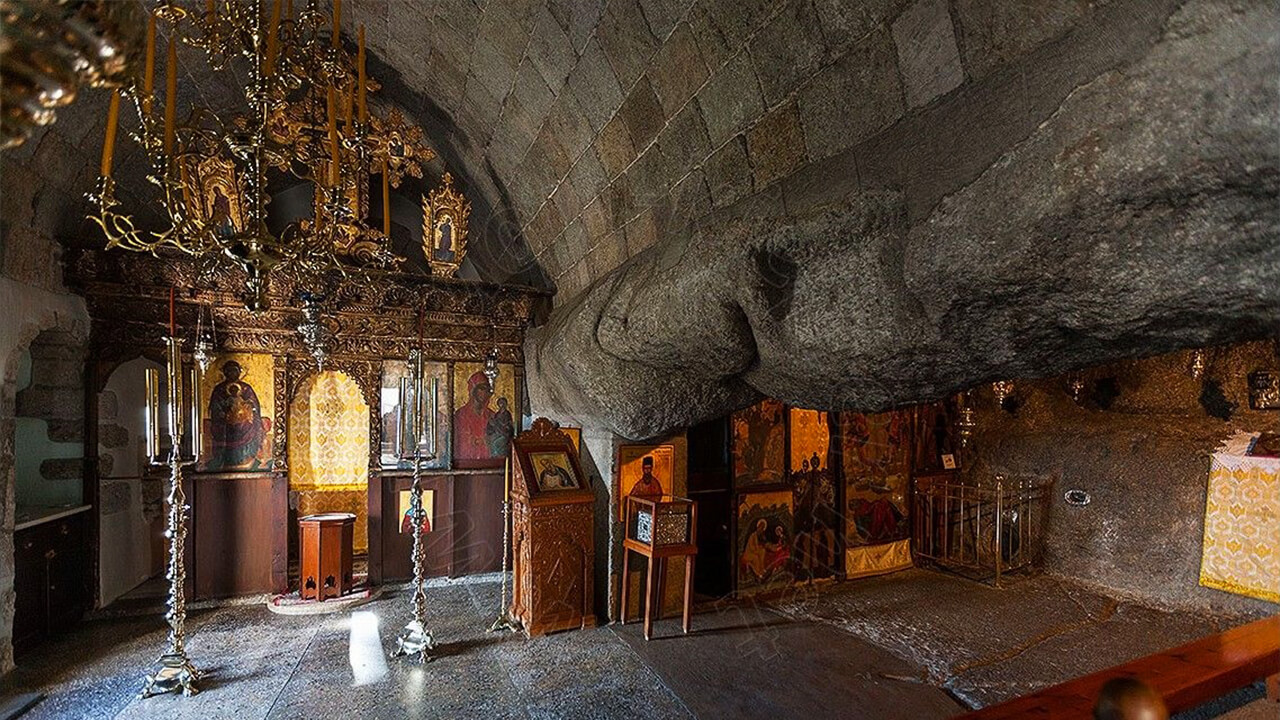 The Monastery of St. John & Patmian House - Patmos, Greece