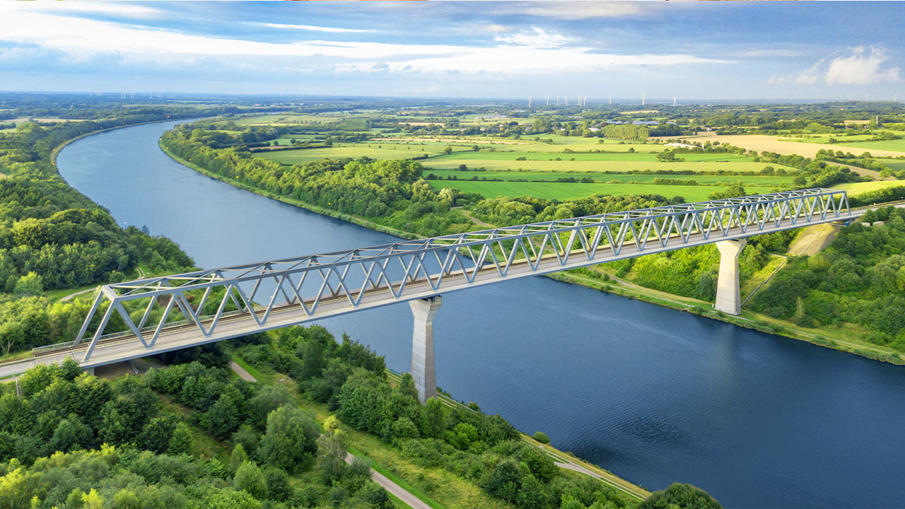 Dramatic Sailing Through the Kiel Canal  